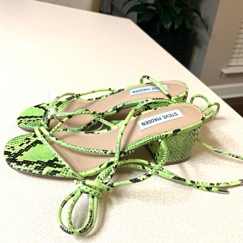 NWT Steve Madden Impressed Lace Up Sandal - Picture 3 of 12
